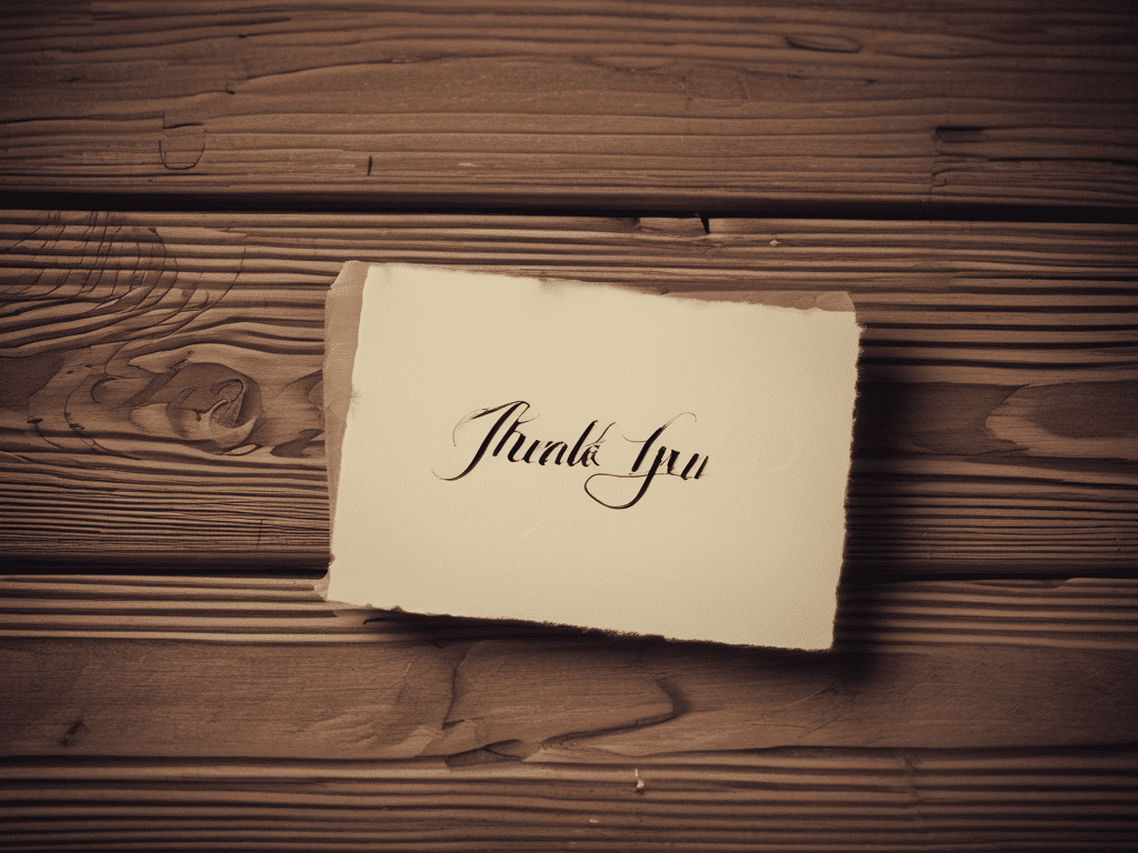 Thank You Notes : Finding Gratitude In Everyday Moments