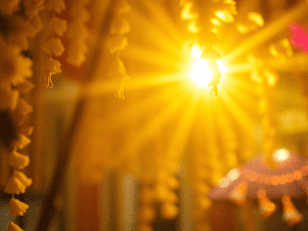 Navaratri Day 4: Joyful Yellow : The Cheerful Spirit