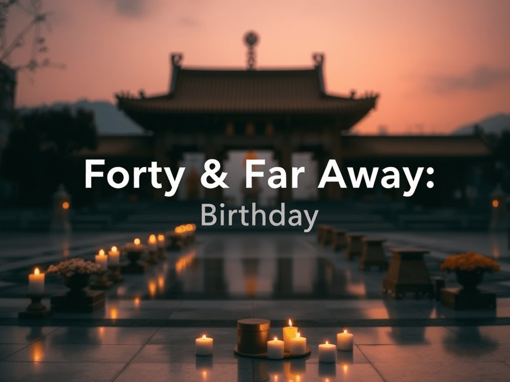Forty & Far Away : A Birthday Apart